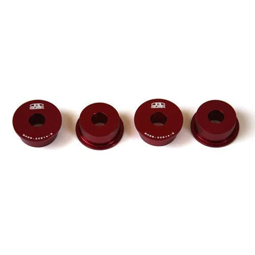 Blox Racing Honda S2000 Steering Rack Rigid Bushing Kit - Red - BXSS-20614-RD